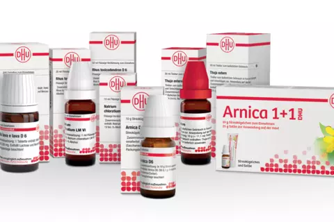 Verschiedene homöopathische Einzelmittel